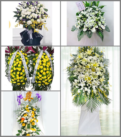 江西赣州于都县黄麟乡白事花篮预定